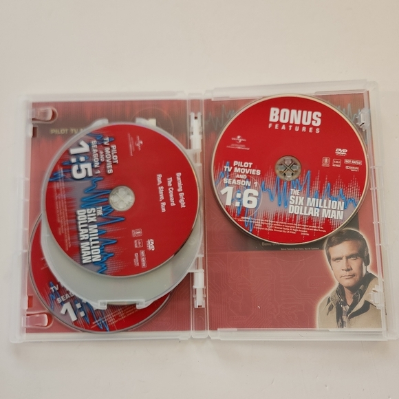 The Six Million Dollar Man: Pilot TV Show Movies and Season 1 (DVD, 1974) - Picture 3 of 5